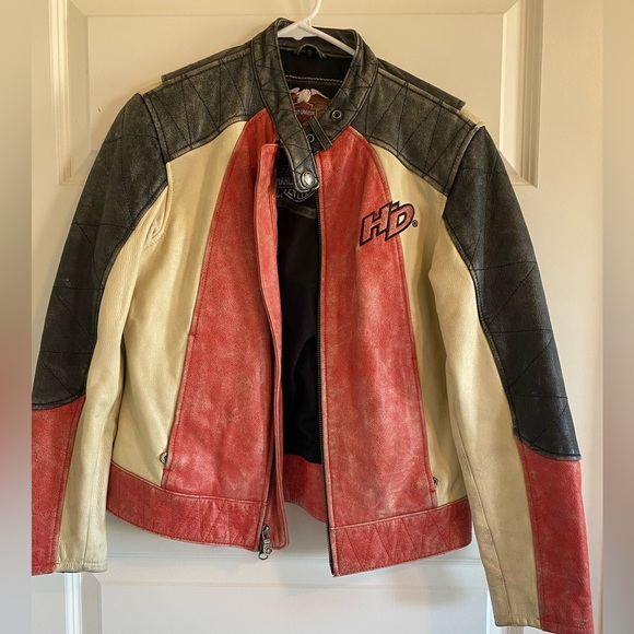 Genuine Leather Vintage Y2K Harley Davidson Jacket - Picture 2 of 4